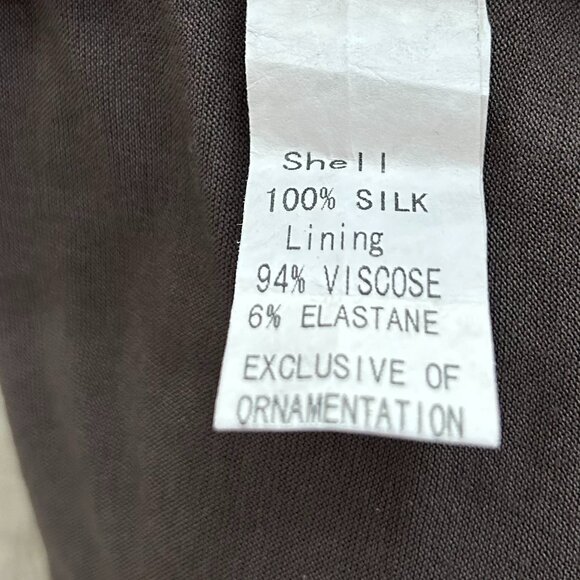 H Trend Sleeveless Ombre Silk Sequin Detail Top Blouse - Picture 7 of 8